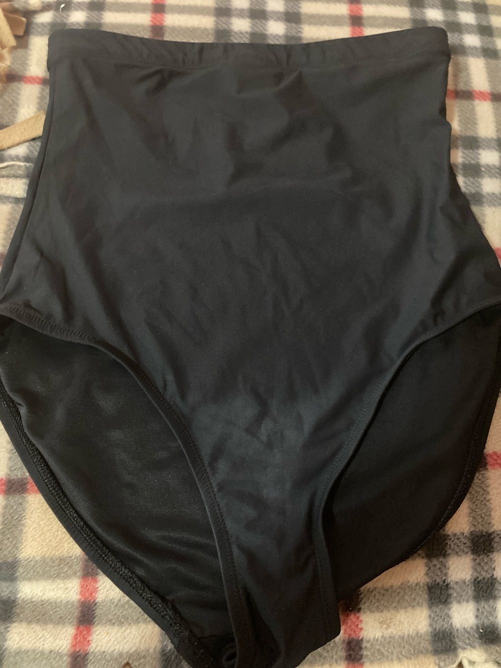 High-Waisted Black Spank